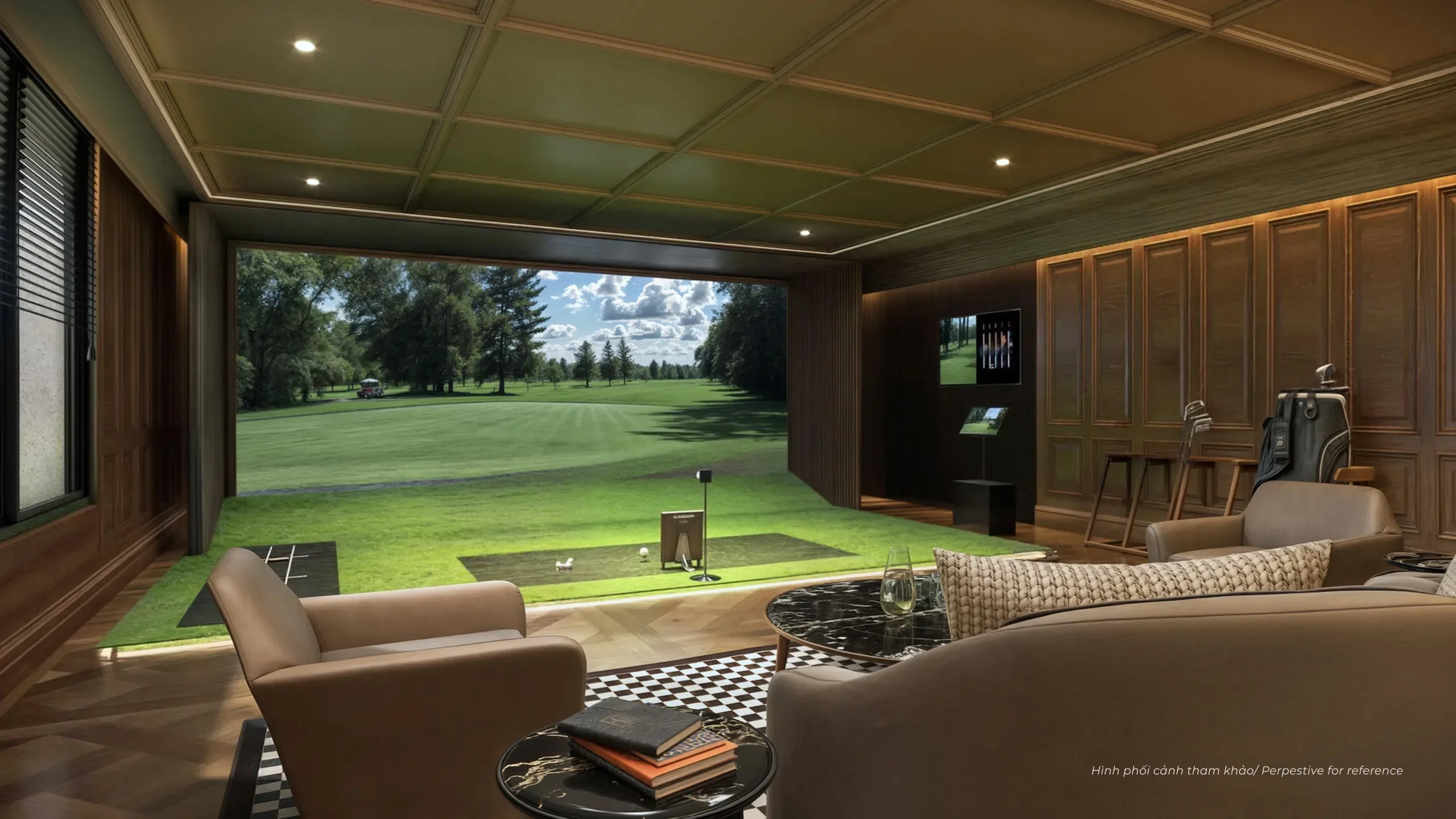 Phòng Tập Golf 3D Hiện Đại