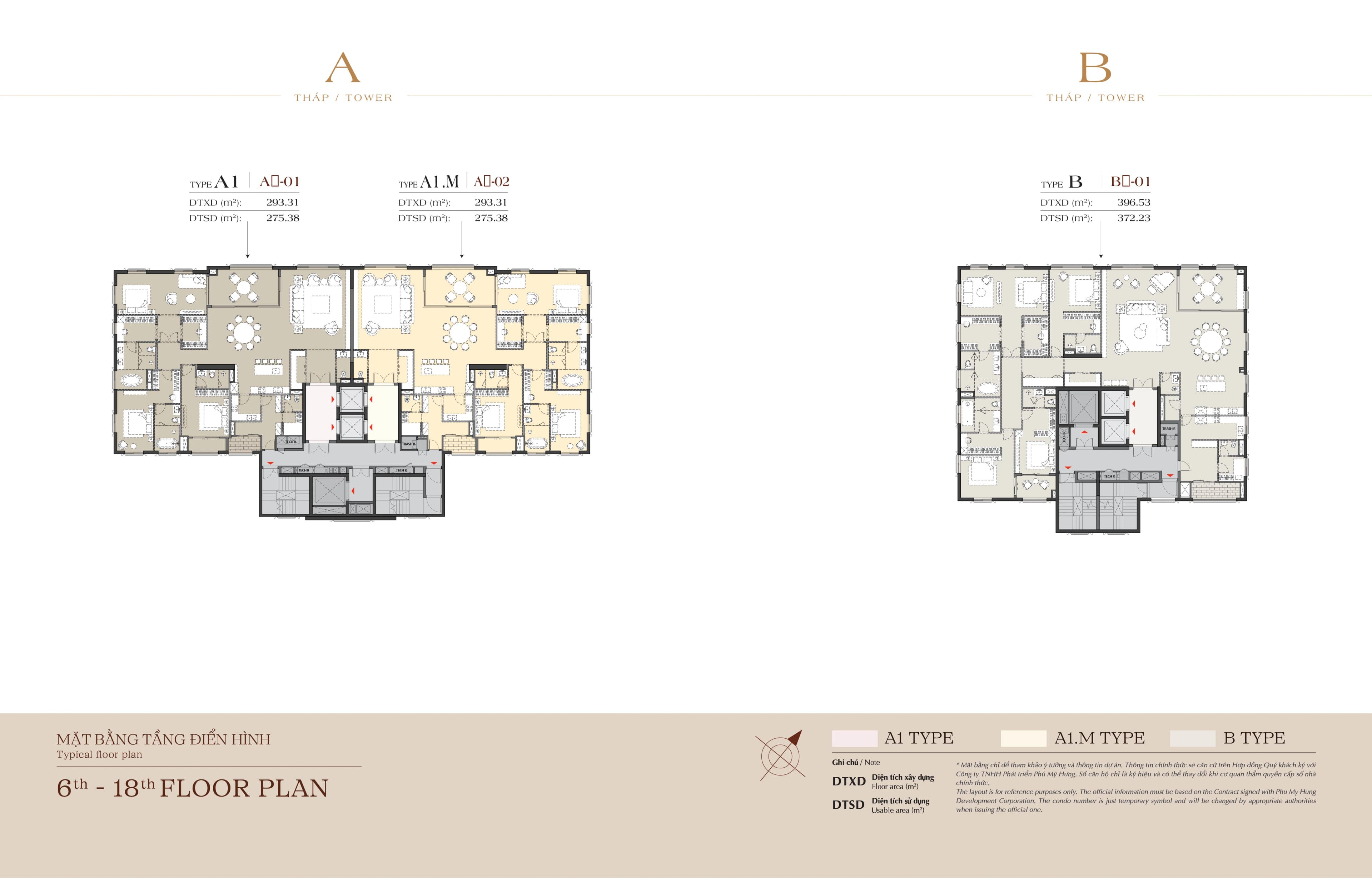 CĂN HỘ ĐIỂN HÌNH BLOCK A (3PN)
