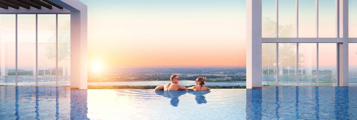 Hồ Bơi Vô Cực & Sàn Tắm Nắng Resort