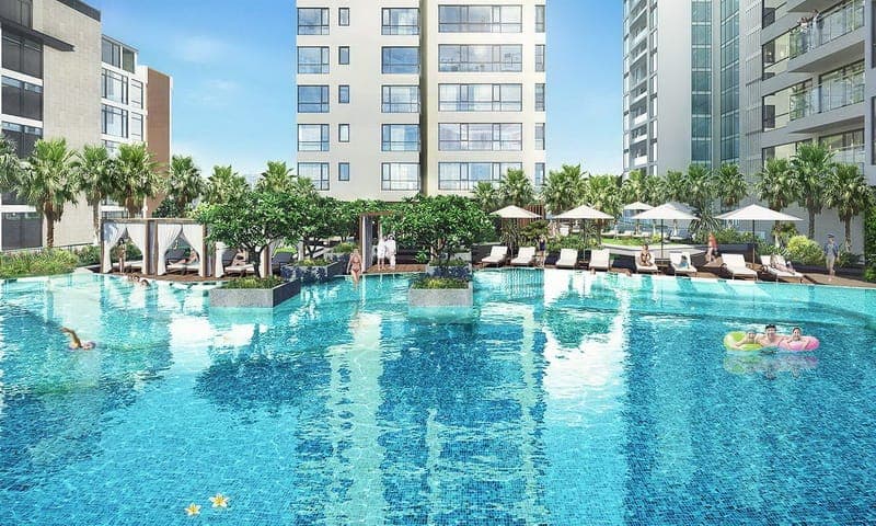 Hồ Bơi Vô Cực & Sàn Tắm Nắng Resort