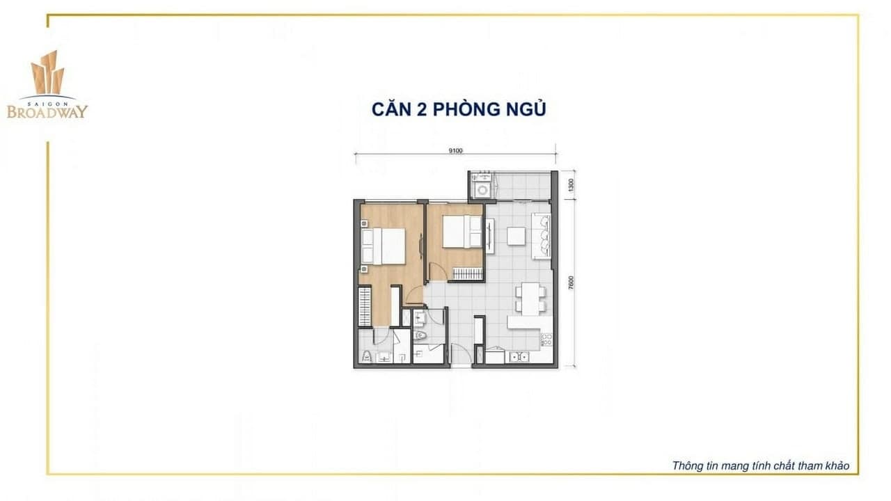 Căn Hộ 1 Phòng Ngủ (1BR)