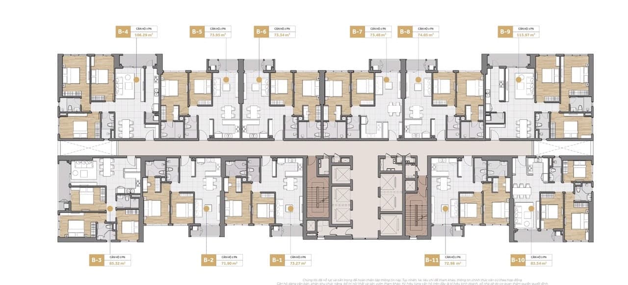 Căn Hộ 1 Phòng Ngủ (1BR)