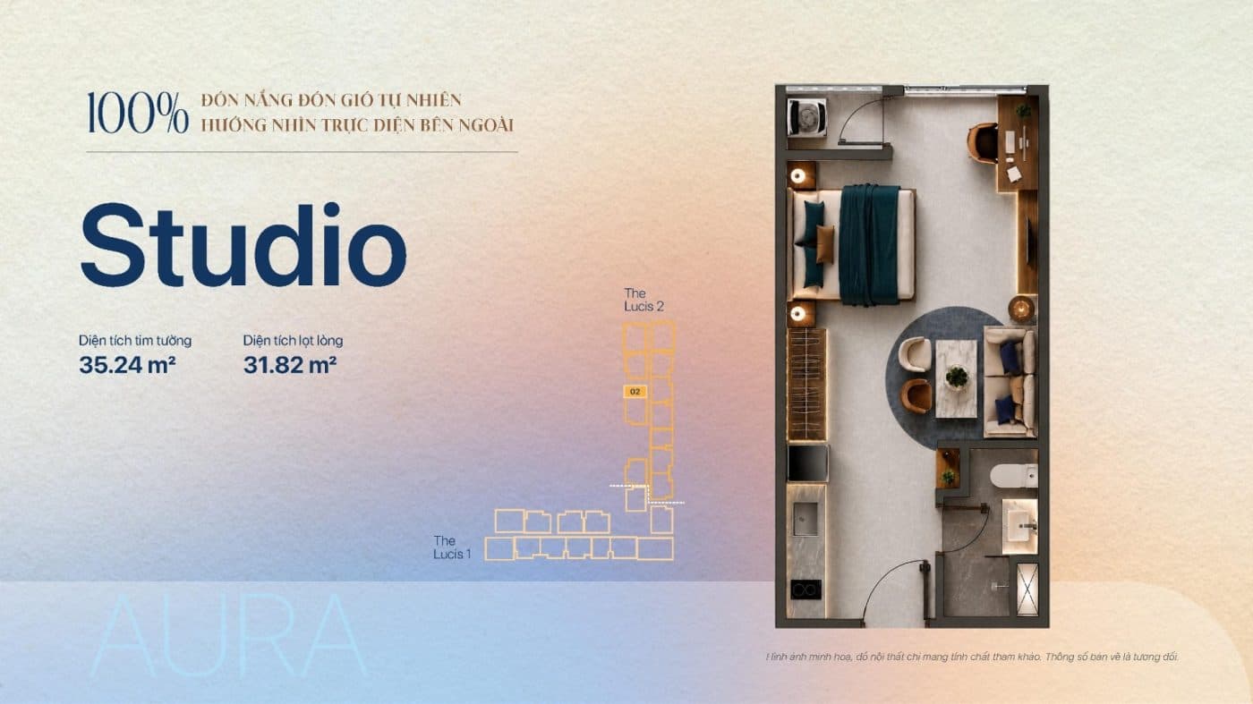Căn Hộ Studio (35 m²)