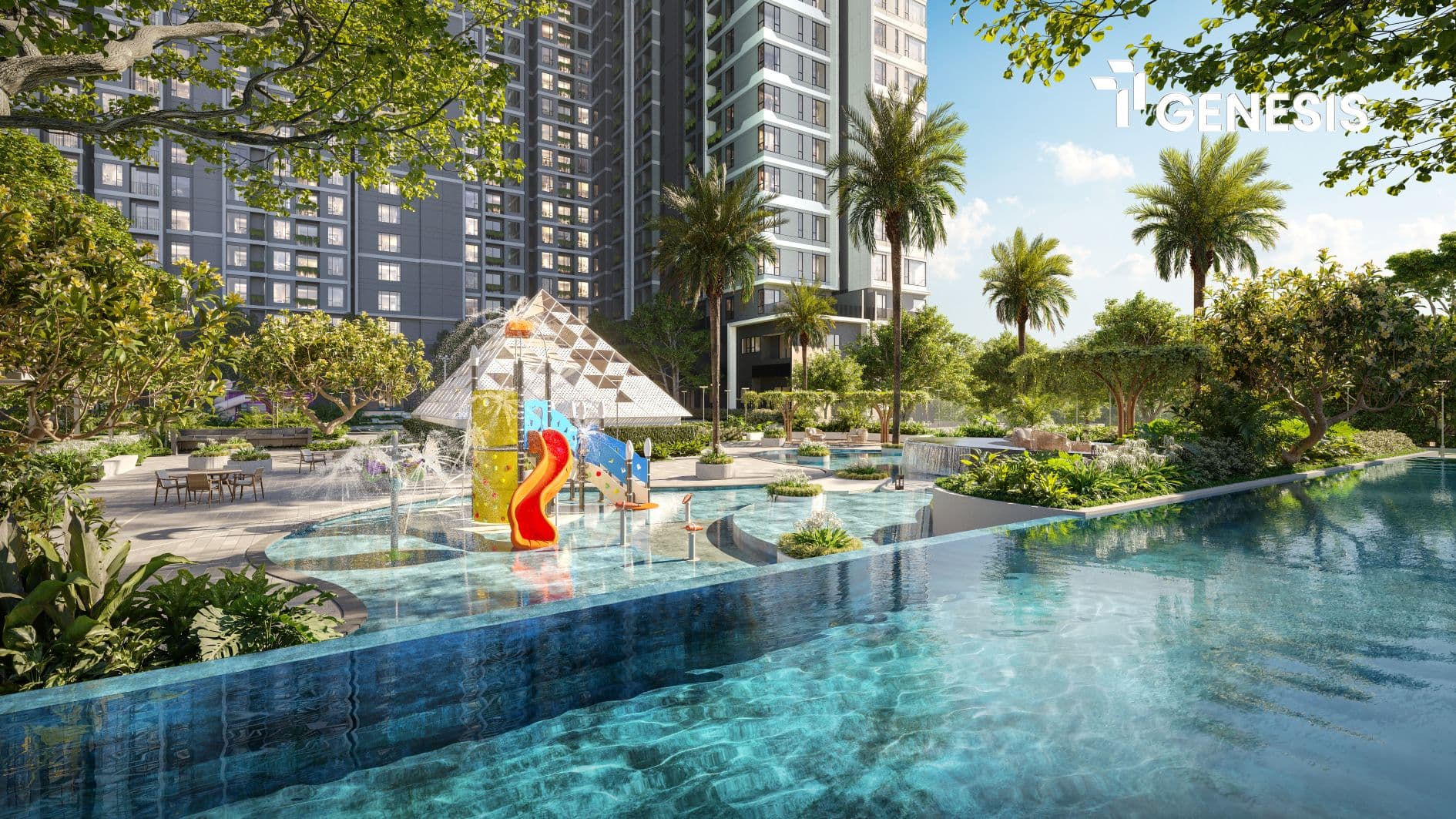 Tổ Hợp Hồ Bơi Muối Khoáng Galaxy Pool